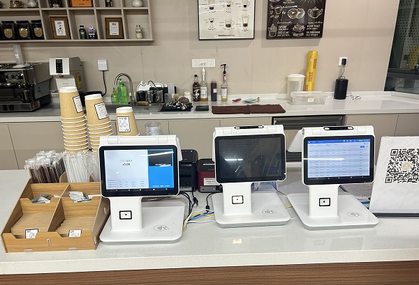 雙屏人臉點餐收銀機